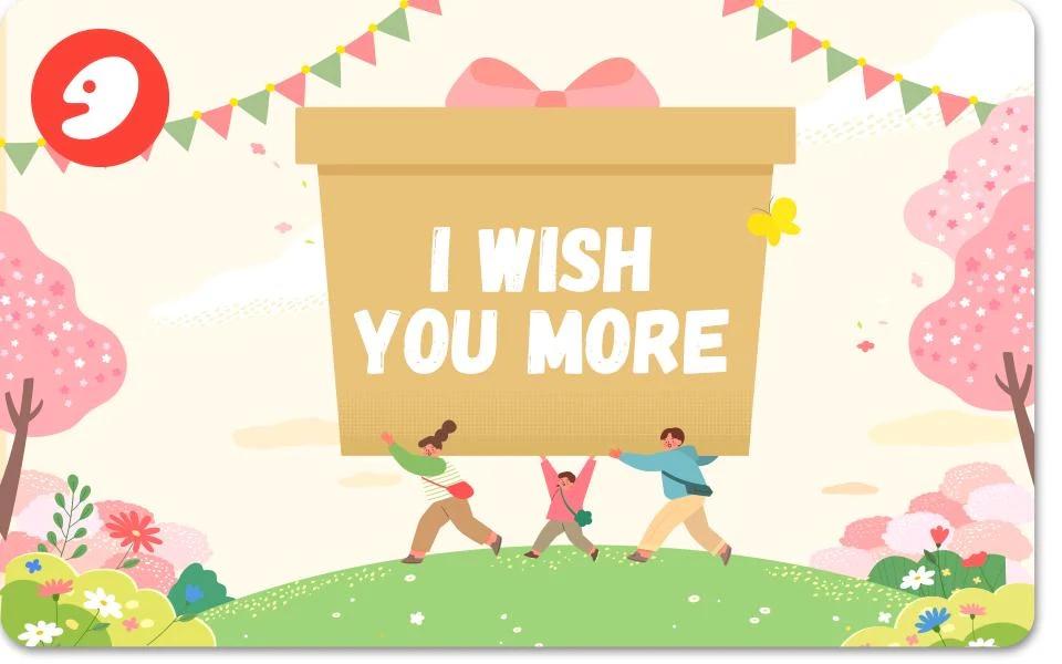 Appreciation | I wish you more 1