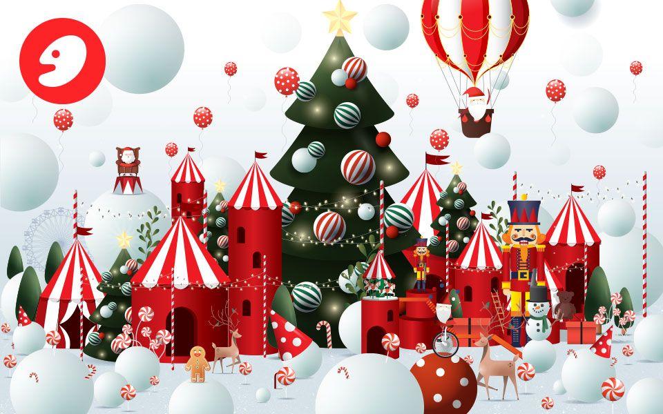 Festive | Merry Christmas Santa Village